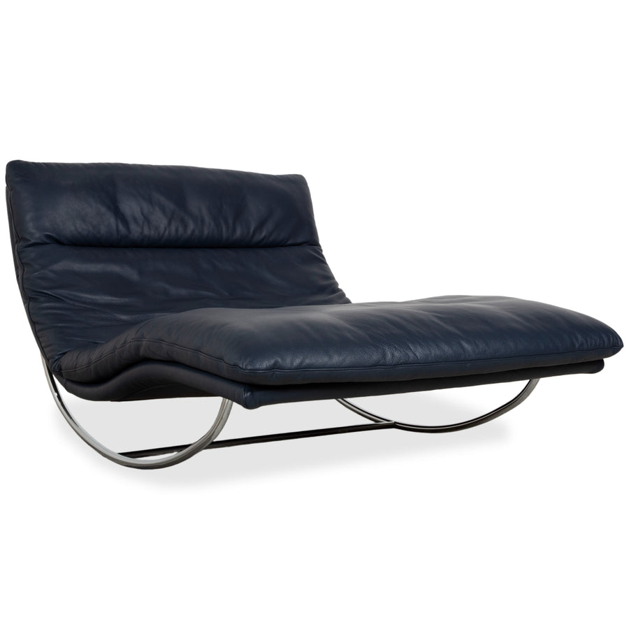 Willi Schillig Daily Dreams Leder Liege Dunkelblau Marine