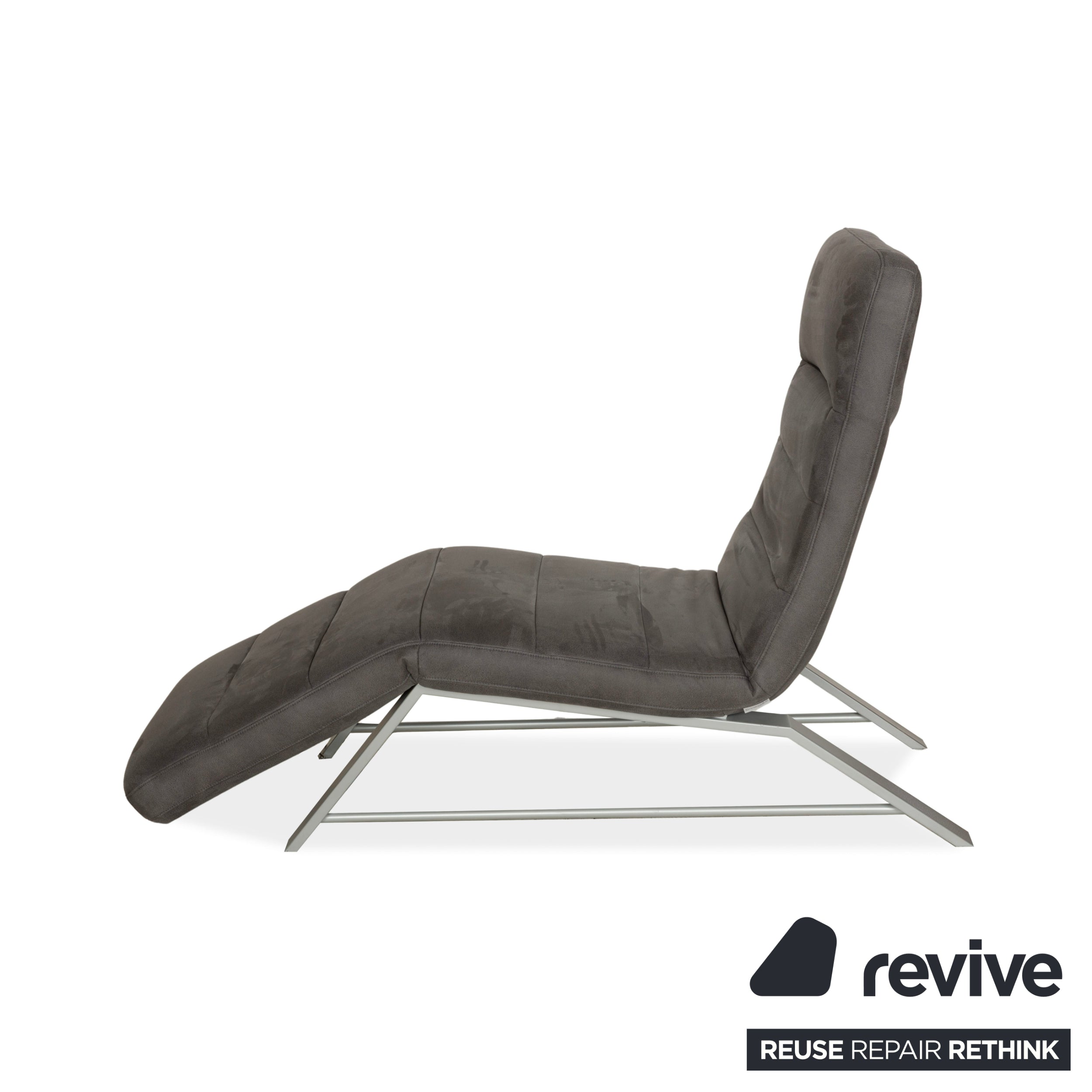 Willi Schillig Daily Dreams fabric lounger grey electric function