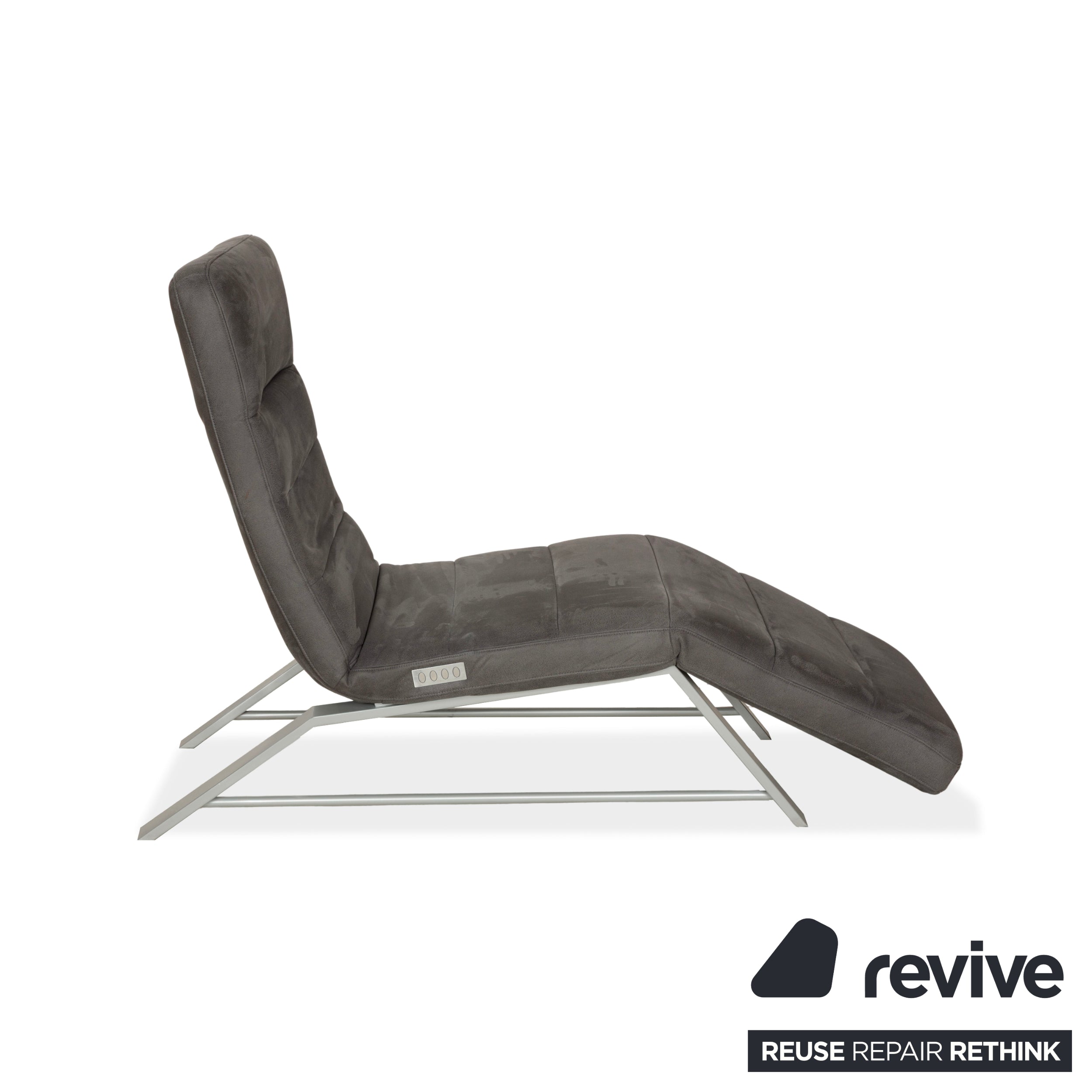 Willi Schillig Daily Dreams fabric lounger grey electric function
