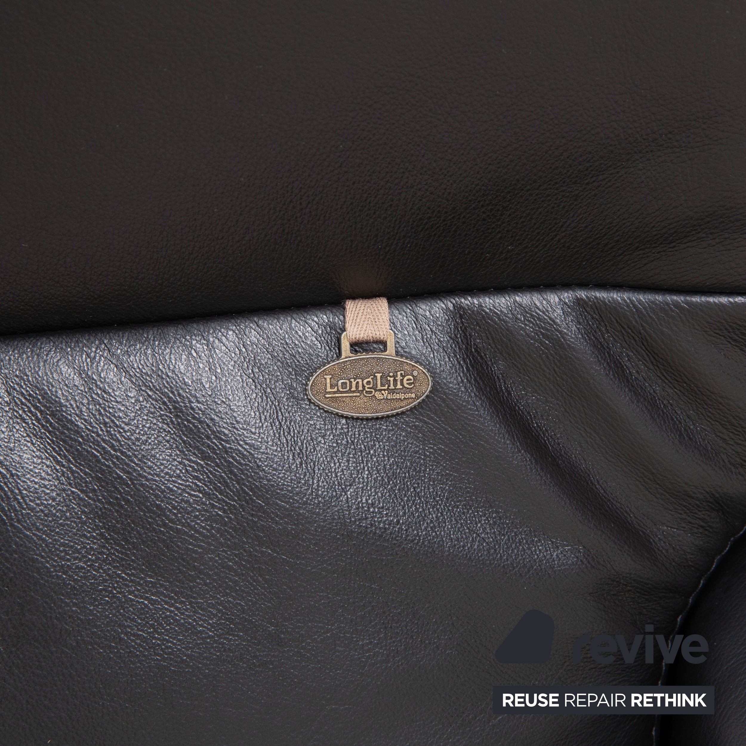 Willi Schillig Designer Leder Sofa Schwarz Zweisitzer Relax Funktion