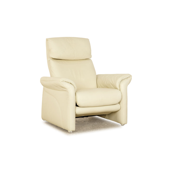 Willi Schillig Ergoline leather armchair cream pistachio electric function