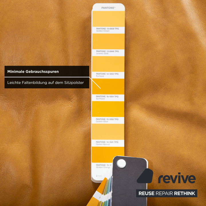 Willi Schillig Leder Ecksofa Beige elektrische Funktion Sofa Couch