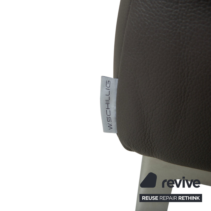 Willi Schillig Leder Ecksofa Braun elektrische Funktion Sofa Couch