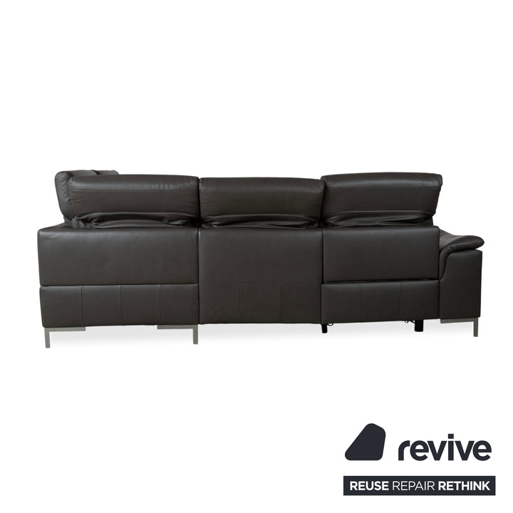 Willi Schillig Leder Ecksofa Braun elektrische Funktion Sofa Couch