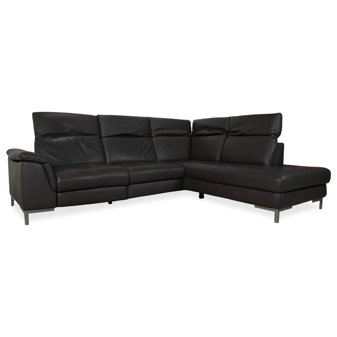 Willi Schillig Leder Ecksofa Braun elektrische Funktion Sofa Couch