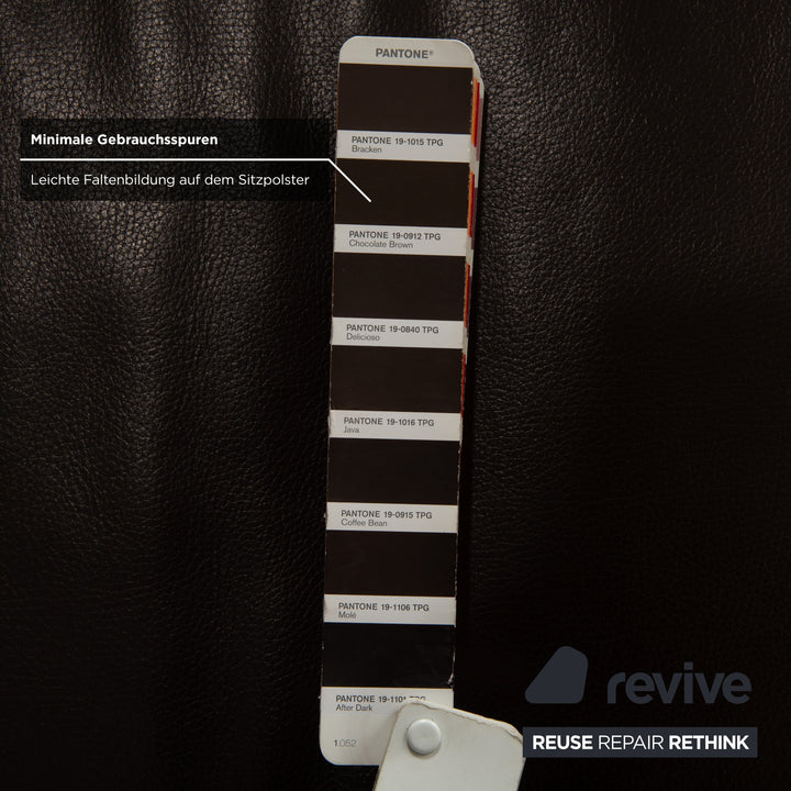 Willi Schillig Leder Ecksofa Braun Sofa Couch