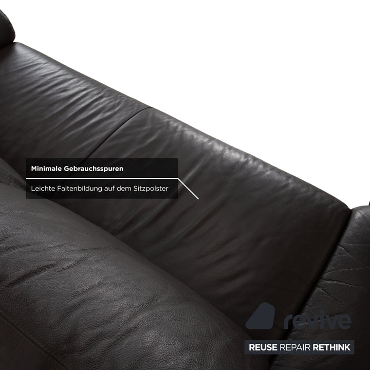 Willi Schillig Leather Corner Sofa Brown Sofa Couch