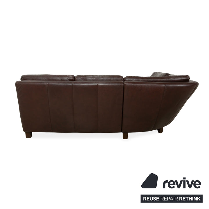 Willi Schillig Leder Ecksofa Braun Sofa Couch