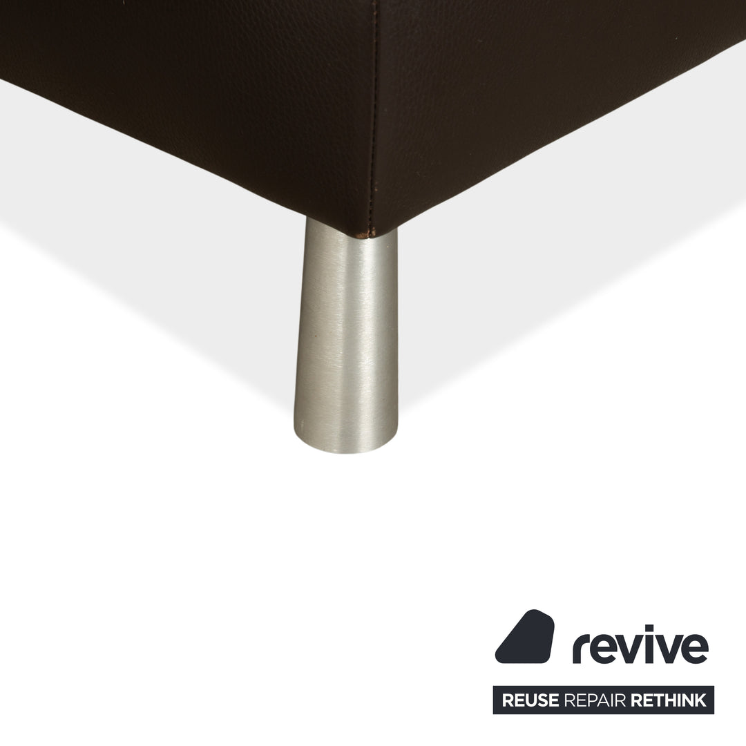 Willi Schillig Leder Ecksofa Braun Sofa Couch