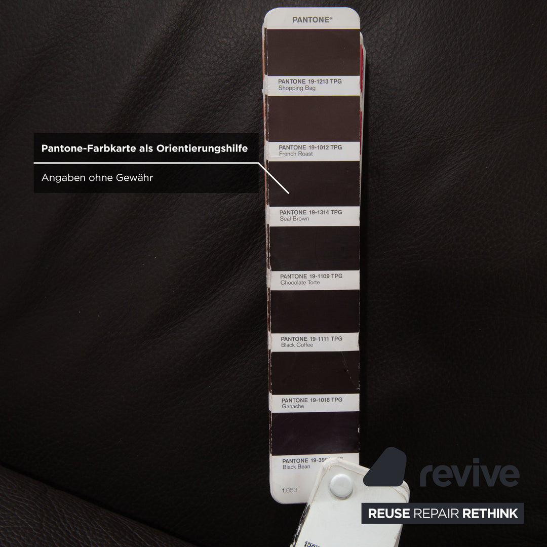 Willi Schillig Leder Ecksofa Braun Sofa Couch