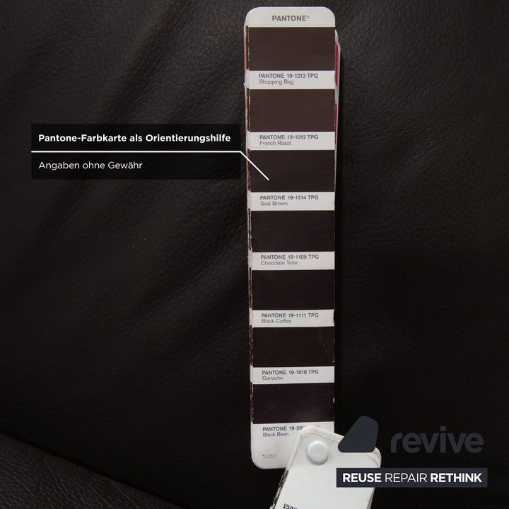 Willi Schillig Leder Ecksofa Braun Sofa Couch