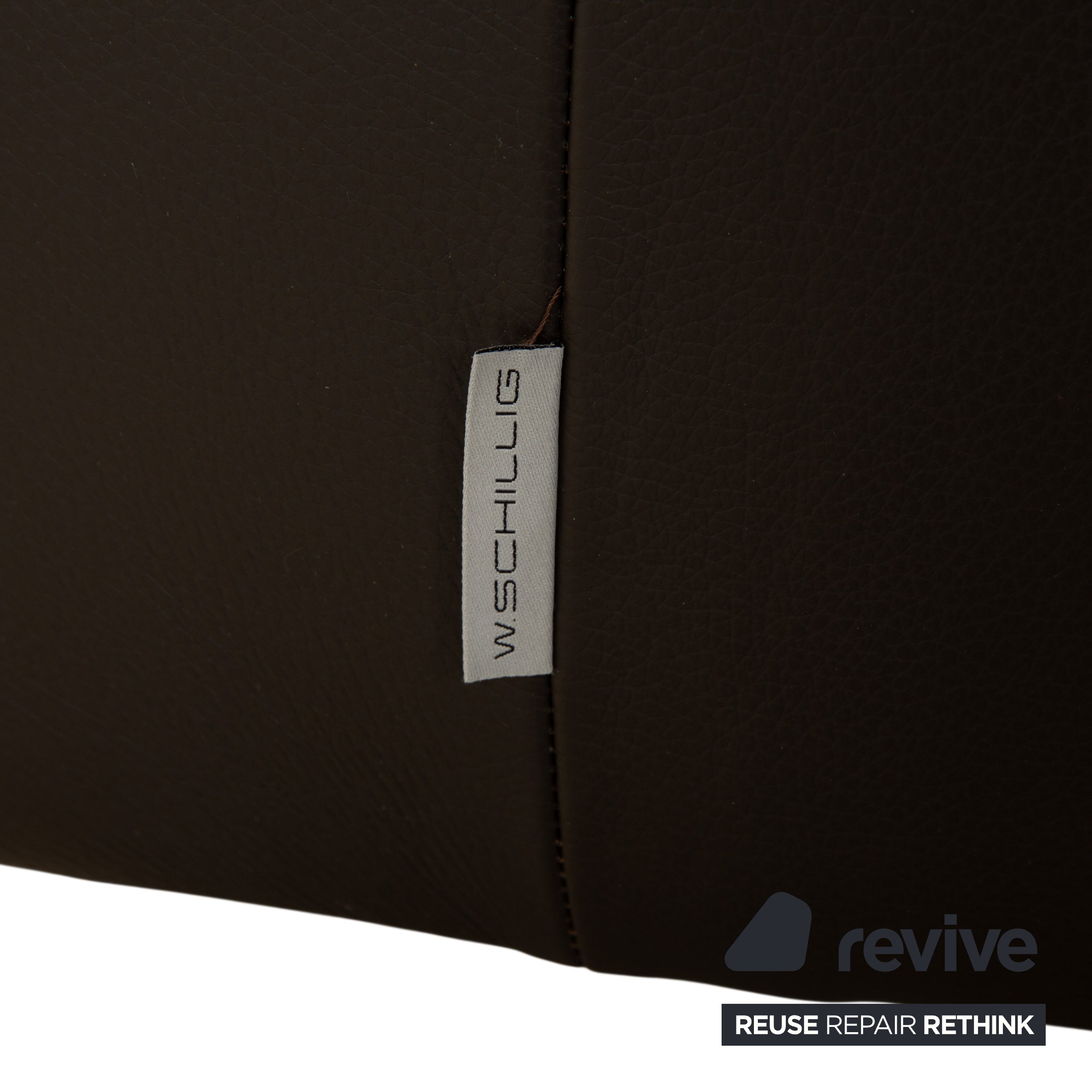 Willi Schillig Leder Ecksofa Braun Sofa Couch