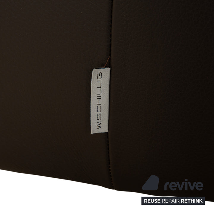 Willi Schillig Leder Ecksofa Braun Sofa Couch