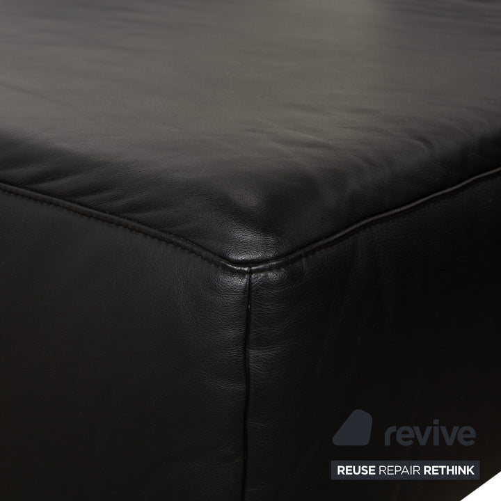 Willi Schillig Leder Ecksofa Schwarz Sofa Couch