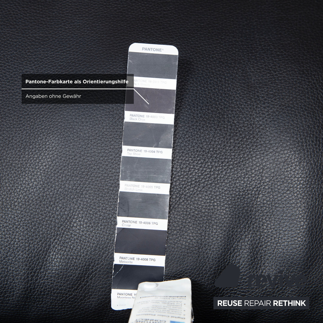 Willi Schillig Leder Ecksofa Schwarz Sofa Couch