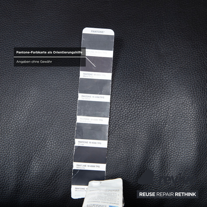Willi Schillig Leder Ecksofa Schwarz Sofa Couch
