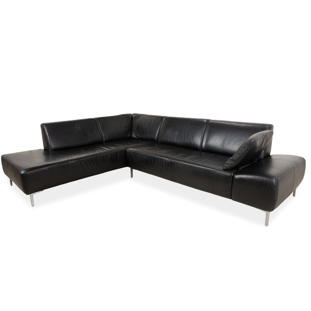 Willi Schillig Leder Ecksofa Schwarz Sofa Couch
