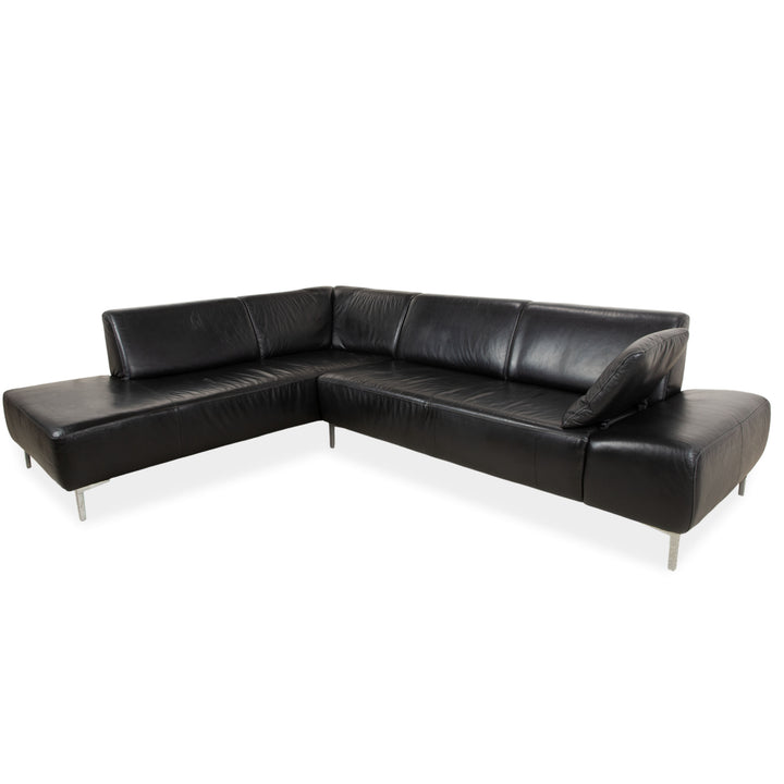 Willi Schillig Leder Ecksofa Schwarz Sofa Couch