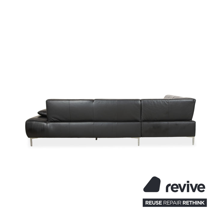 Willi Schillig Leder Ecksofa Schwarz Sofa Couch