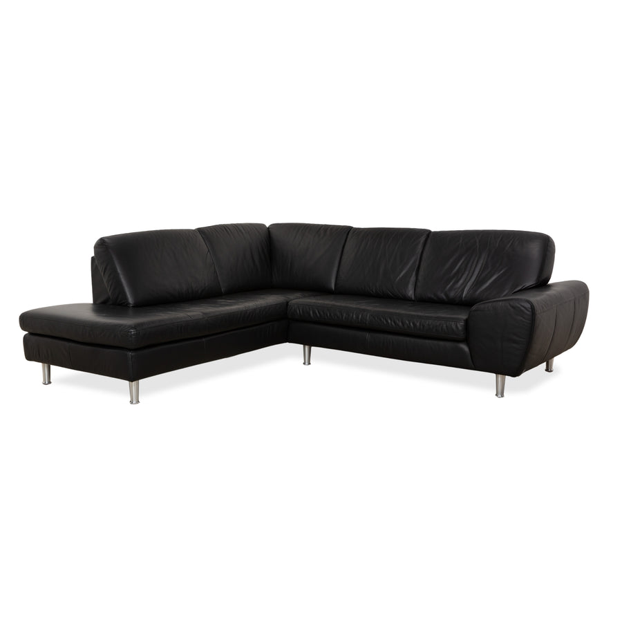 Willi Schillig Leder Ecksofa Schwarz Sofa Couch