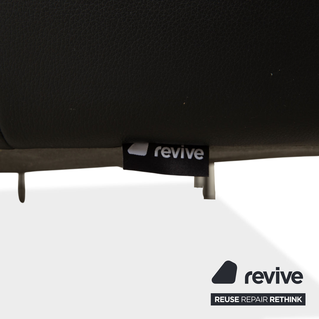 Willi Schillig Leder Ecksofa Schwarz Sofa Couch