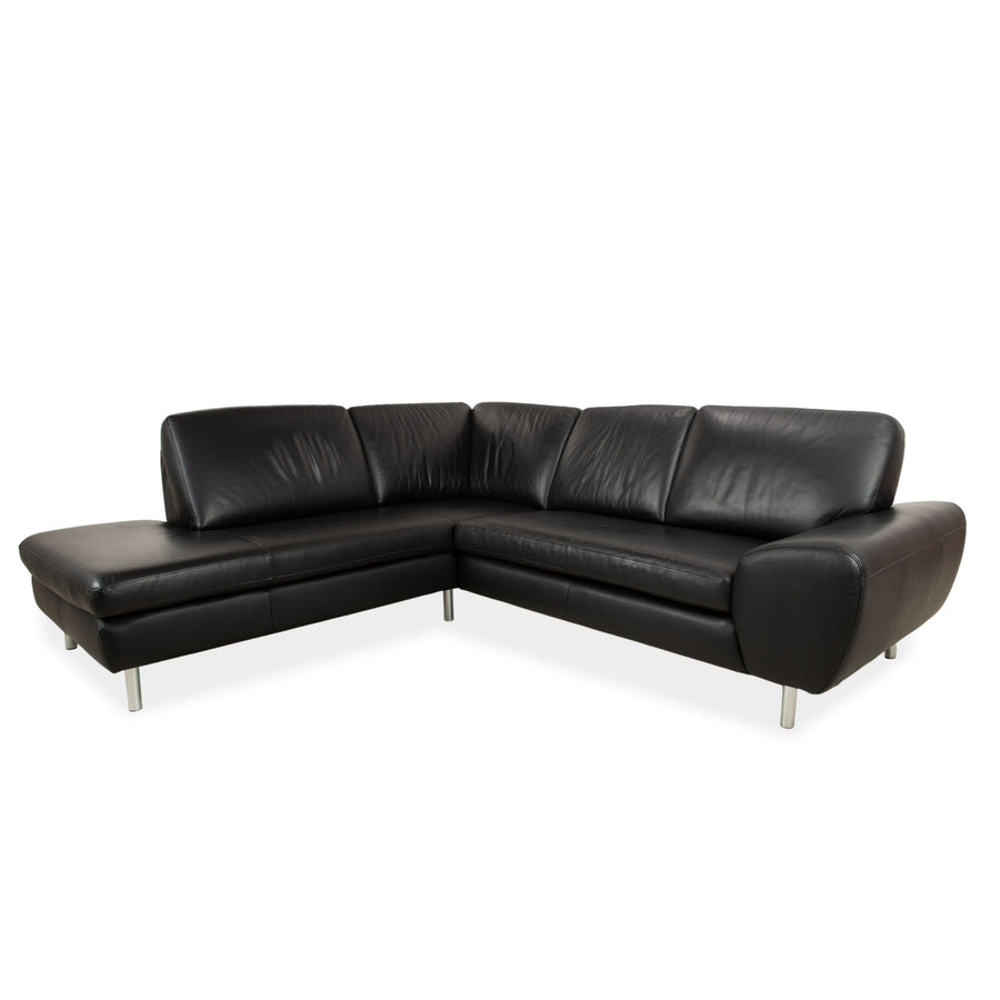 Willi Schillig Leder Ecksofa Schwarz Sofa Couch