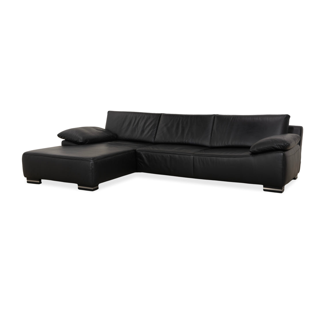 Willi Schillig Leder Ecksofa Schwarz Sofa Couch