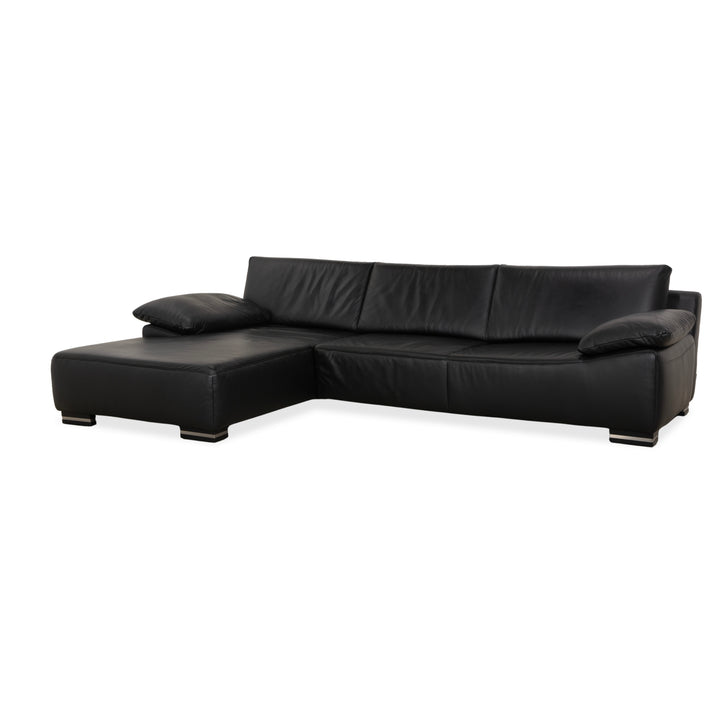 Willi Schillig Leder Ecksofa Schwarz Sofa Couch