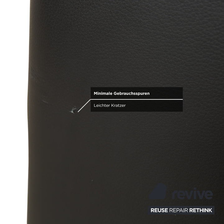 Willi Schillig Leder Ecksofa Schwarz Sofa Couch