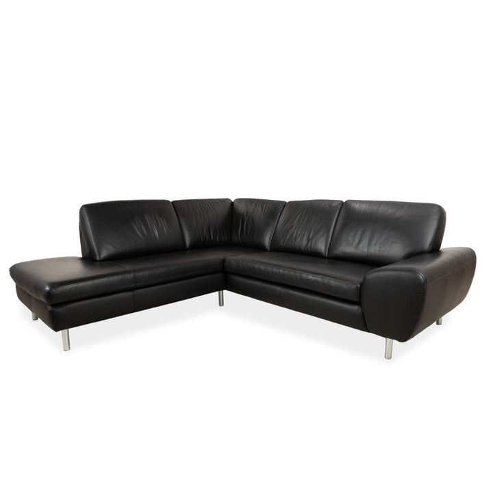 Willi Schillig Leder Ecksofa Schwarz Sofa Couch