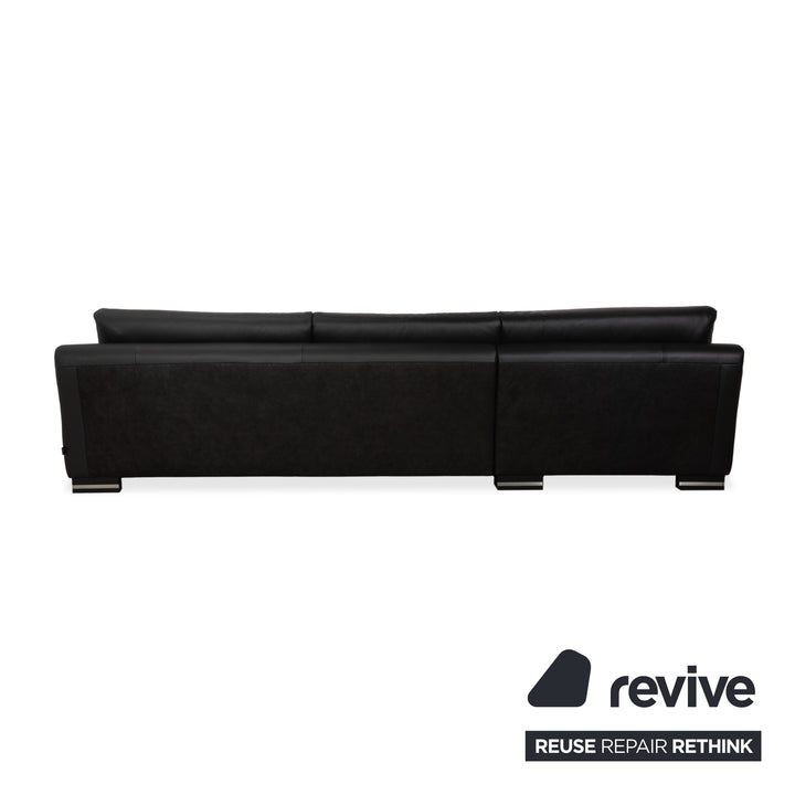Willi Schillig Leder Ecksofa Schwarz Sofa Couch