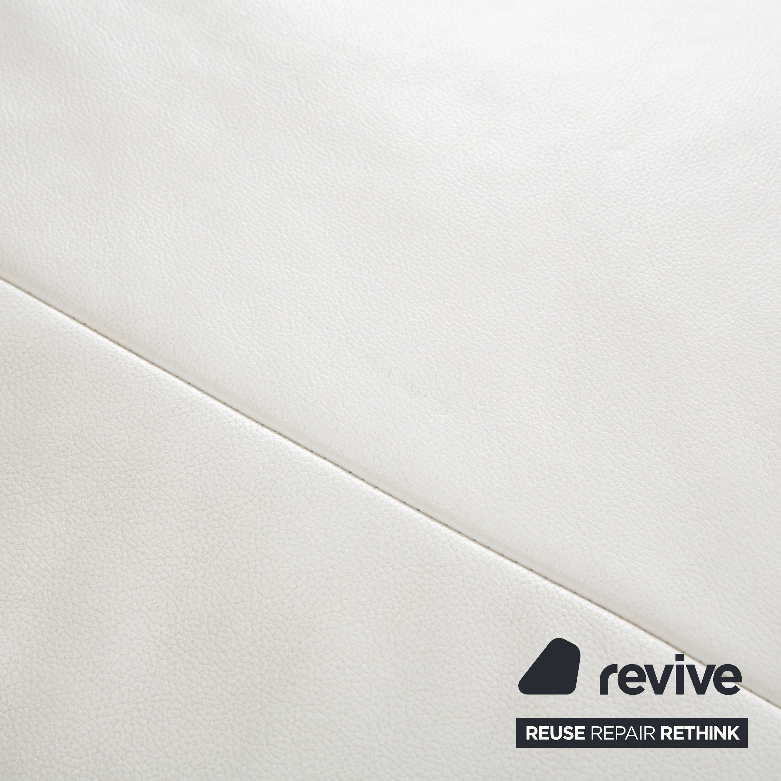 Willi Schillig Leder Liege Creme Weiß