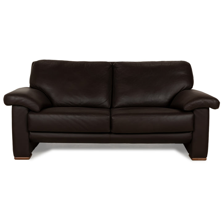 Willi Schillig Canapé 2 places en cuir noir