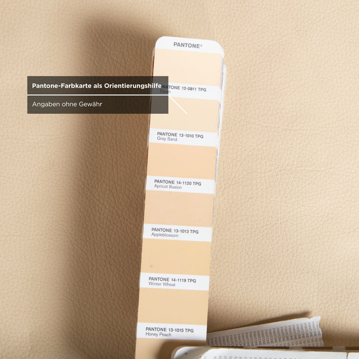 Willi Schillig Loop Garnitur Leder Ecksofa Hocker Creme Beige manuelle Funktion Sofa Couch Recamiere
