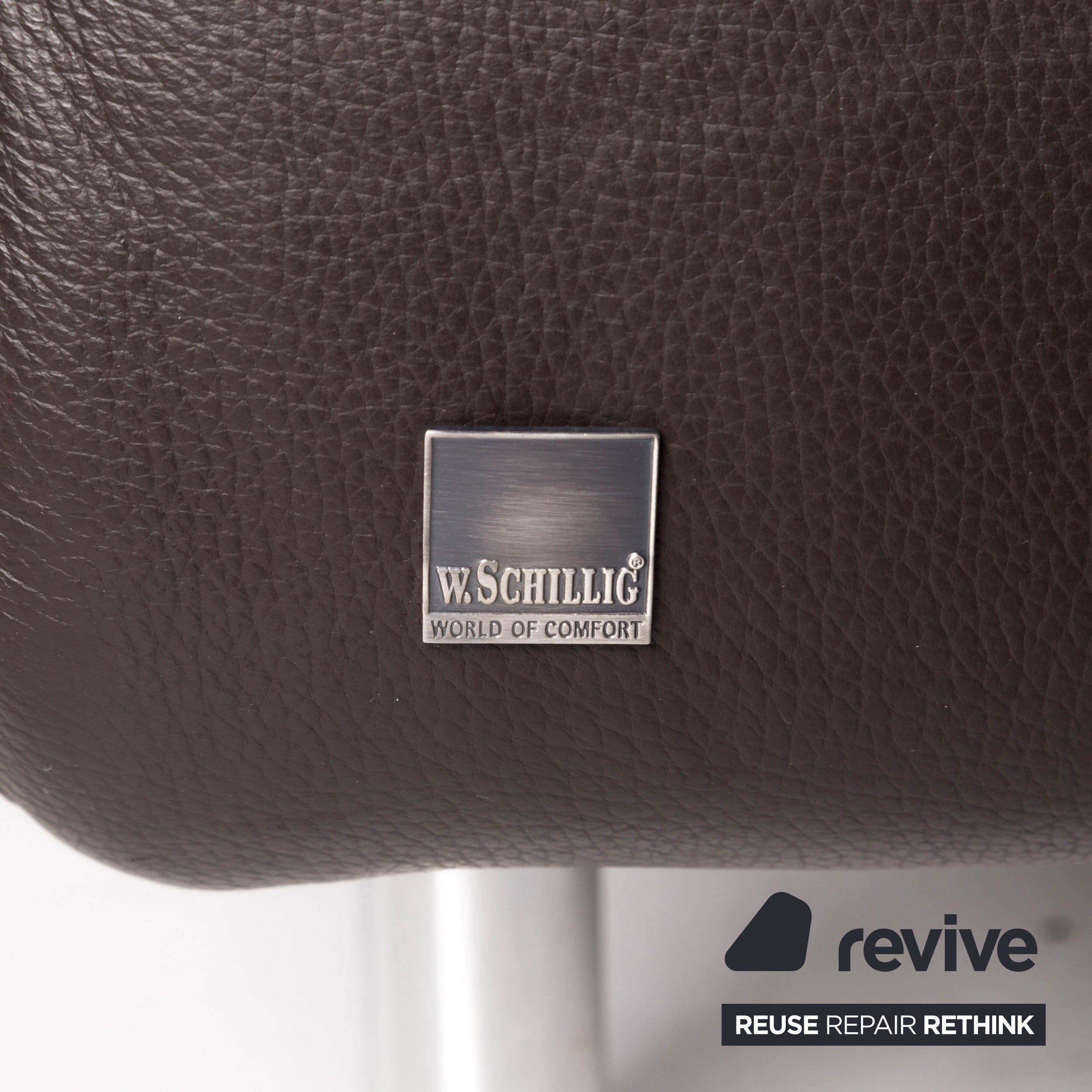 Willi Schillig Loop Leder Ecksofa Braun Dunkelbraun Funktion Sofa Couch #12515