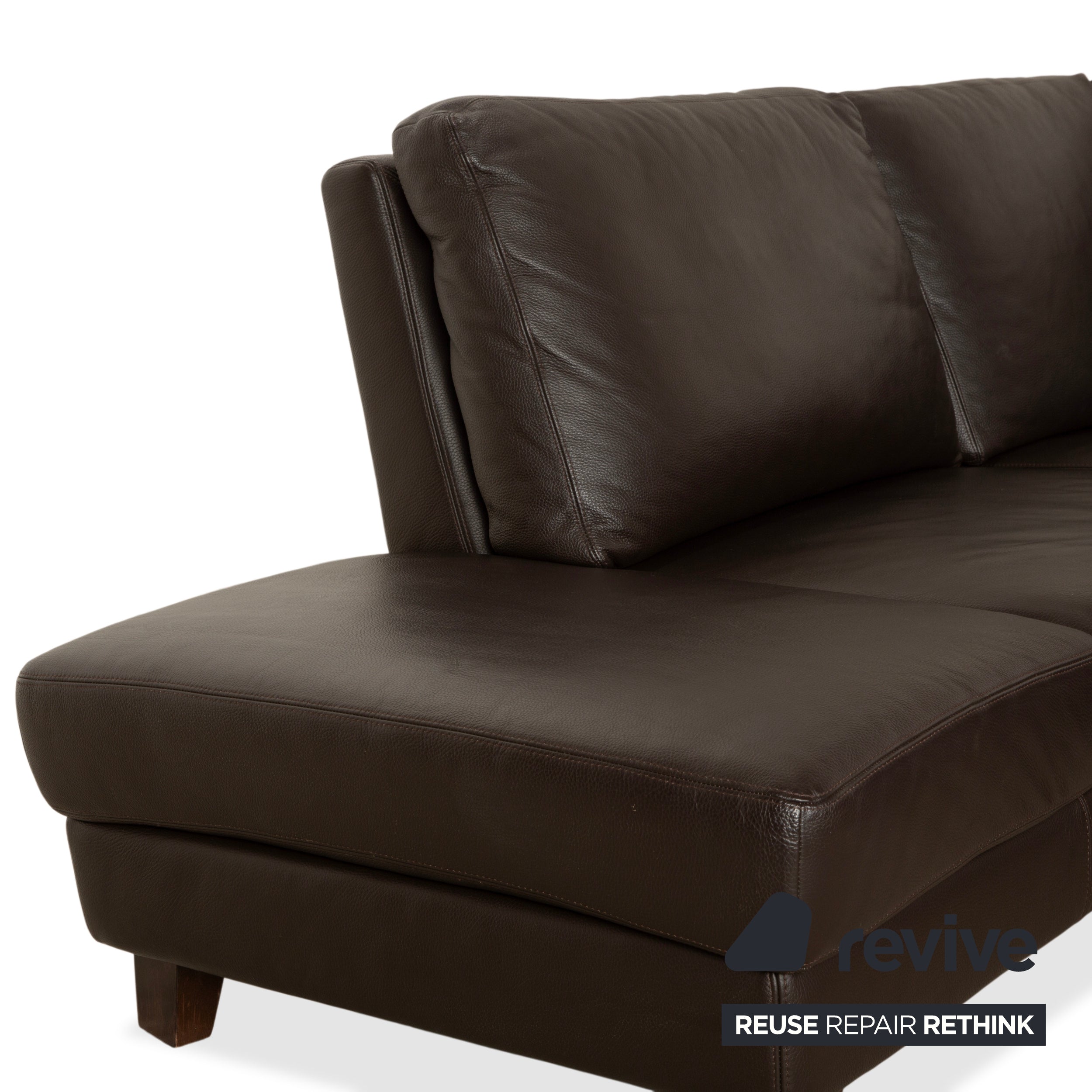 Willi Schillig Matrixx Leder Ecksofa Braun Sofa Couch