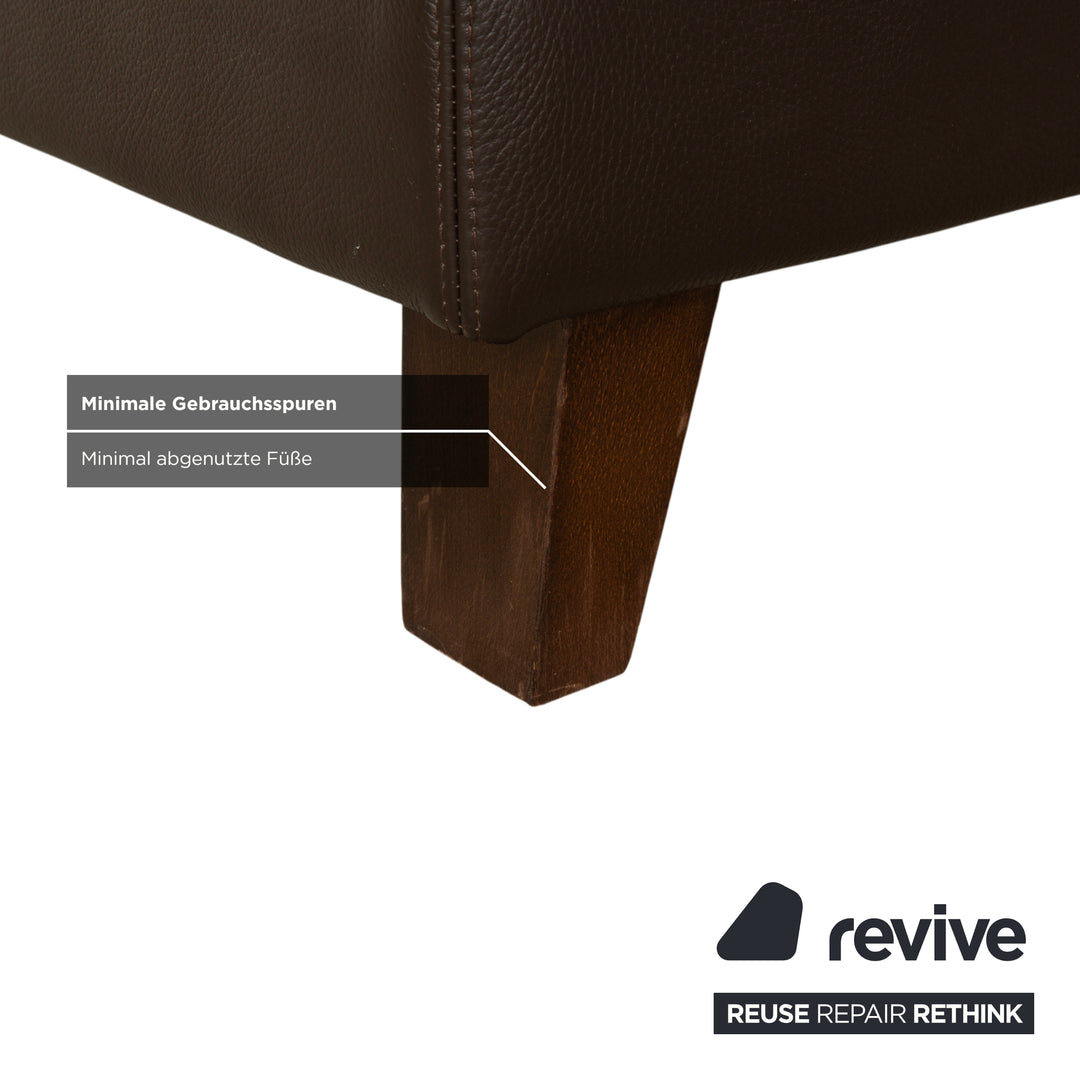 Willi Schillig Matrixx Leder Ecksofa Braun Sofa Couch