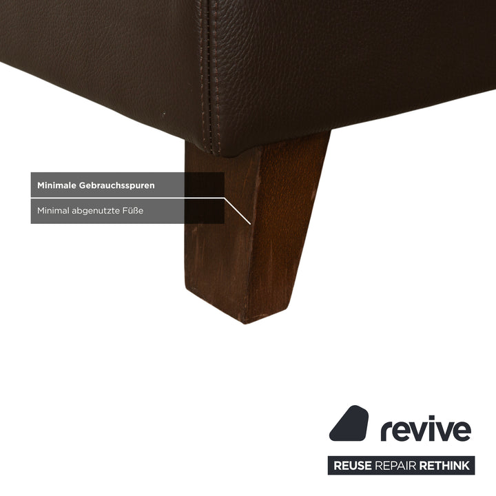 Willi Schillig Matrixx Leder Ecksofa Braun Sofa Couch