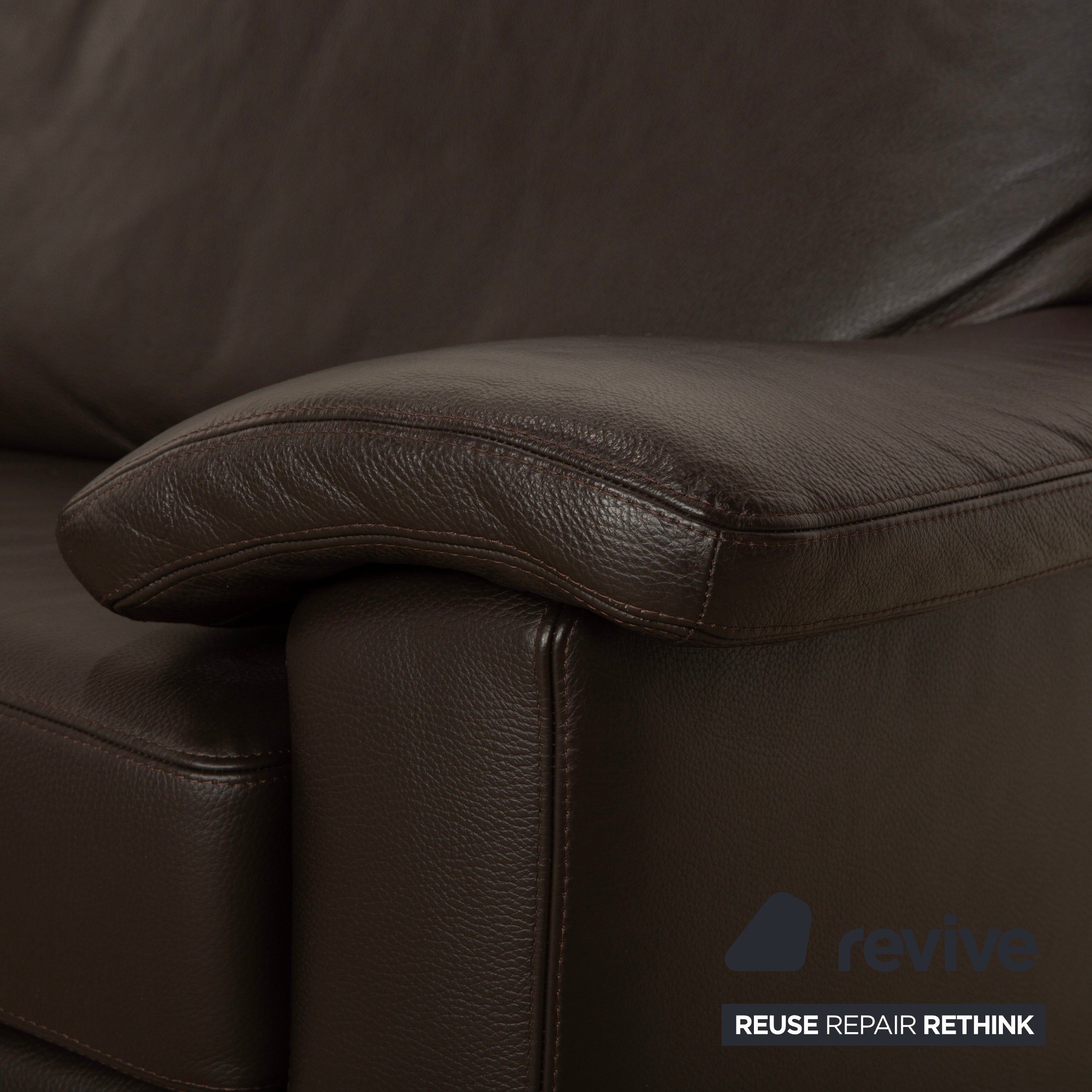 Willi Schillig Matrixx Leder Ecksofa Braun Sofa Couch