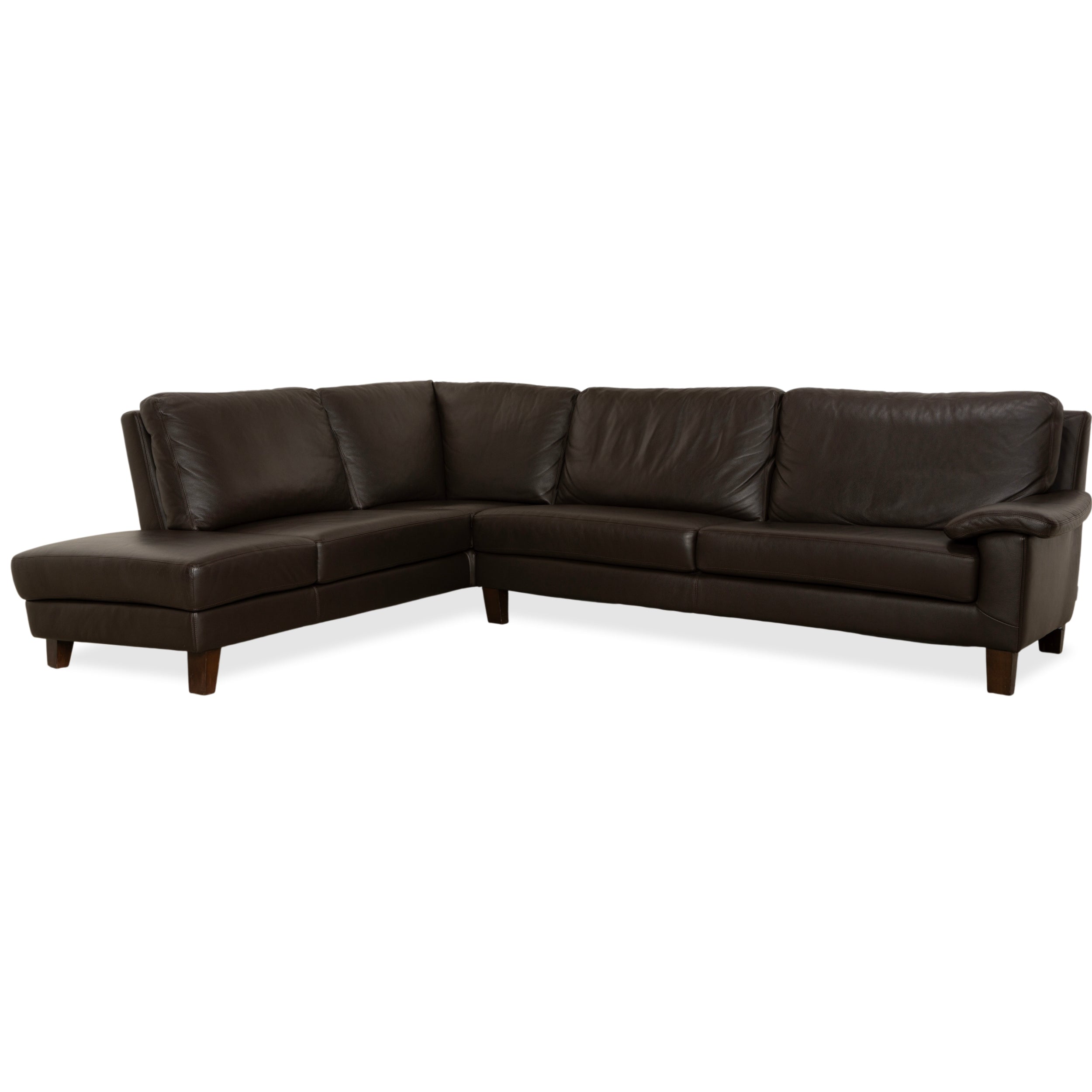 Willi Schillig Matrixx Leder Ecksofa Braun Sofa Couch