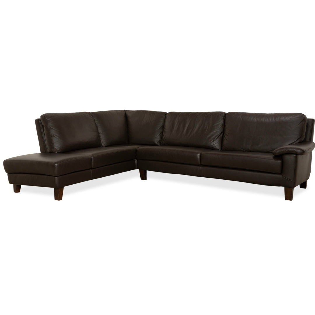 Willi Schillig Matrixx Leder Ecksofa Braun Sofa Couch