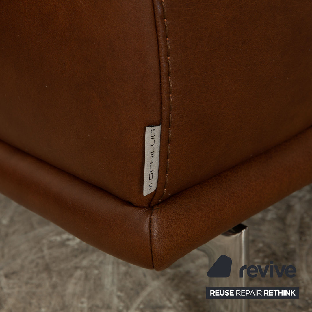 Willi Schillig Montanaa Leder Sofa Garnitur Braun Zweisitzer Couch