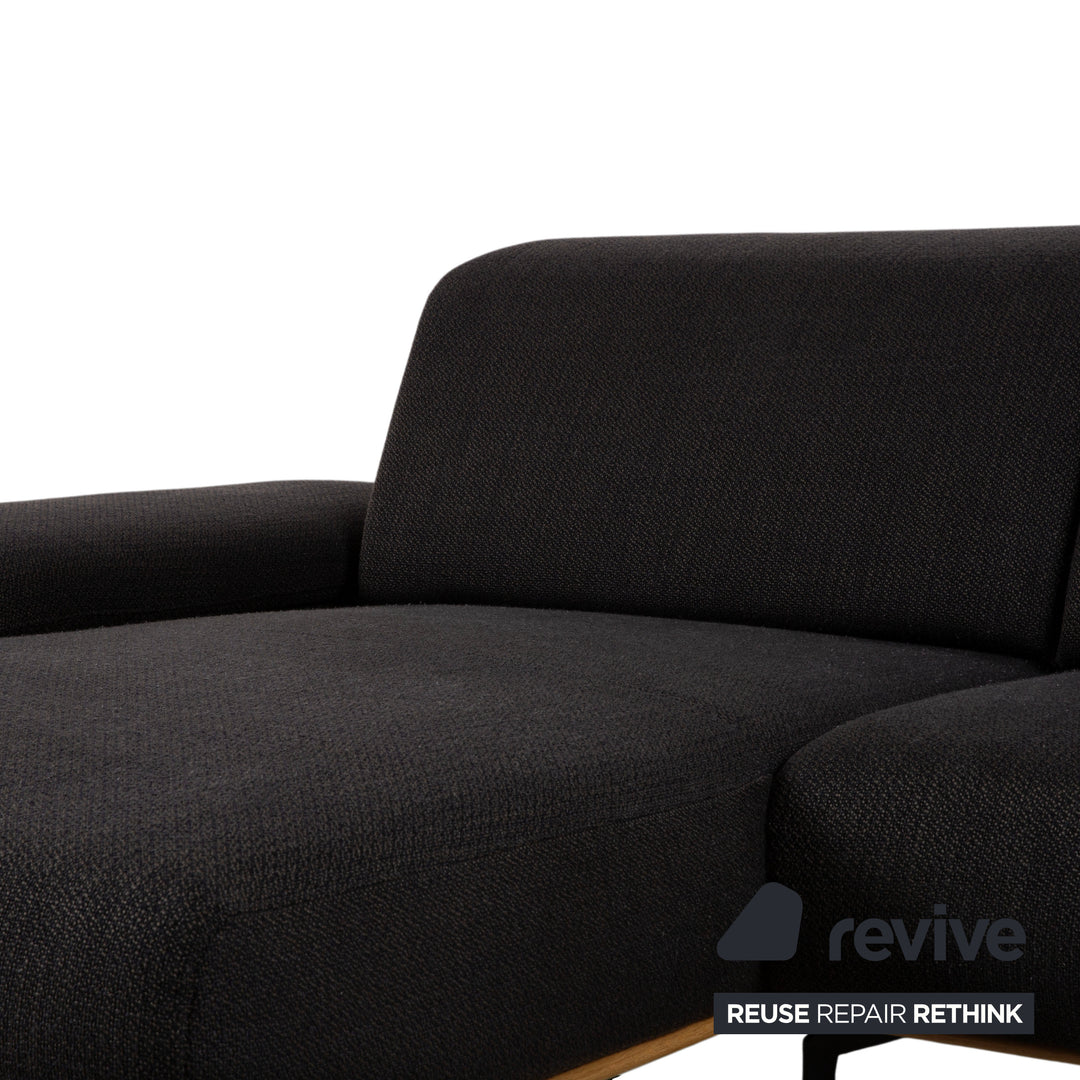 Willi Schillig Run Stoff Ecksofa Anthrazit Sofa Couch manuelle Funktion