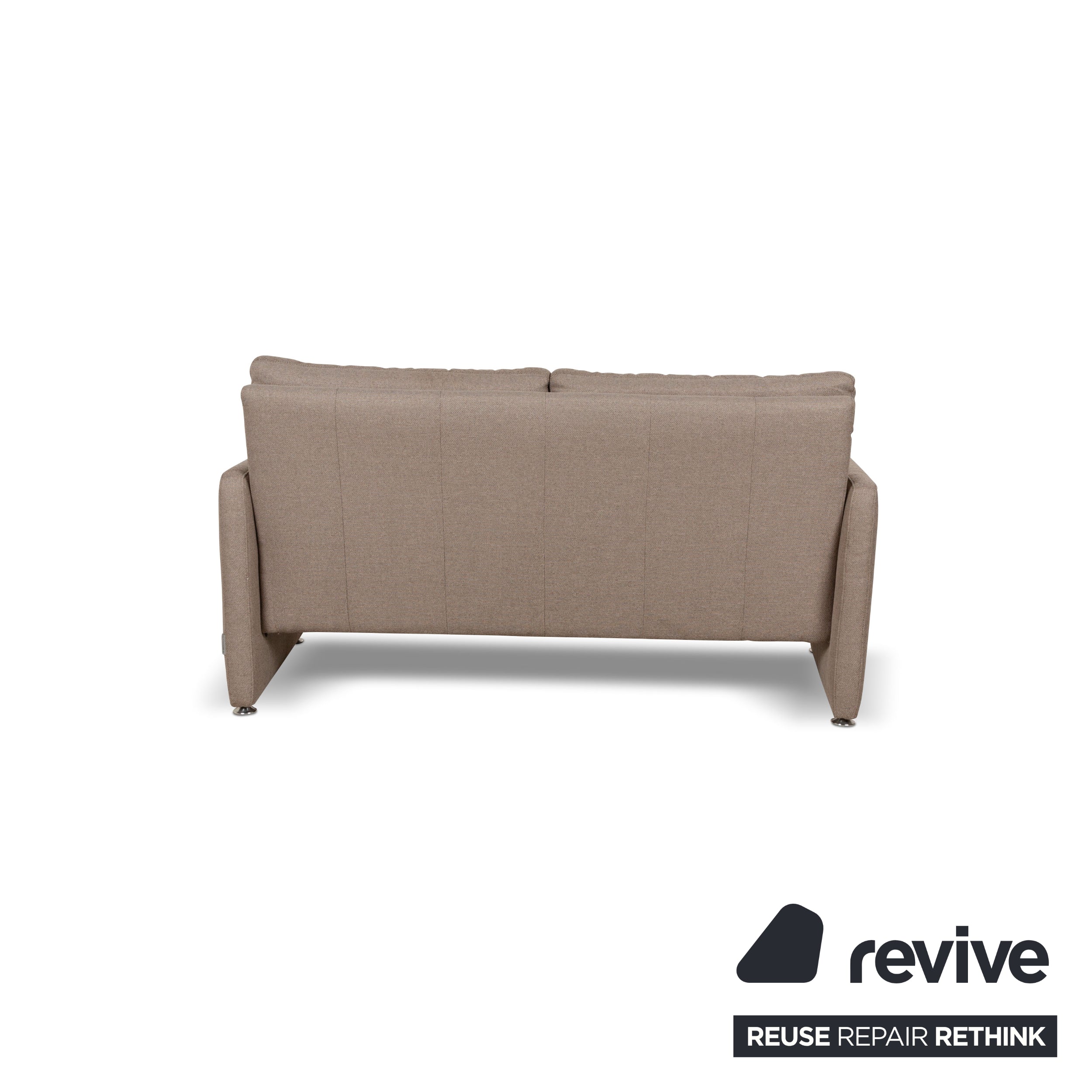 Willi Schillig Stoff Dreisitzer Beige Sofa Couch