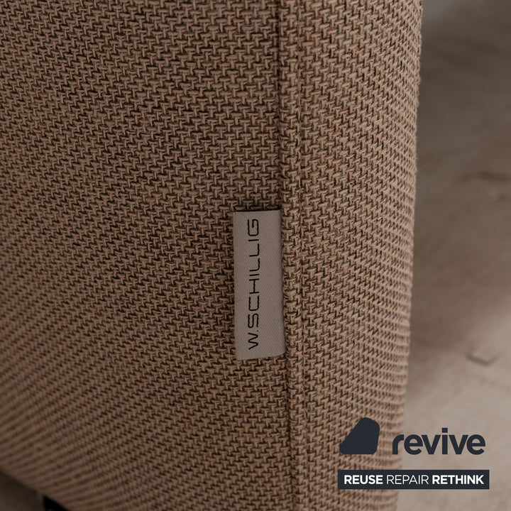 Canapé 3 places en tissu Willi Schillig beige