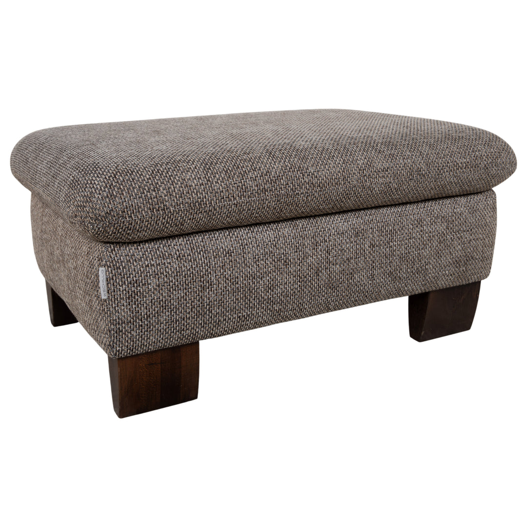 Willi Schillig Stoff Hocker Grau manuelle Funktion