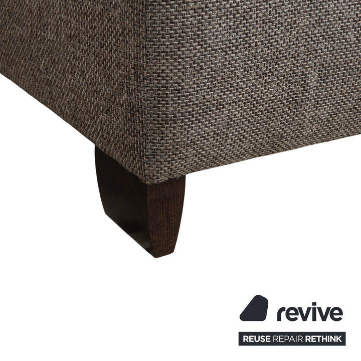 Willi Schillig Stoff Zweisitzer Grau manuelle Funktion Sofa Couch