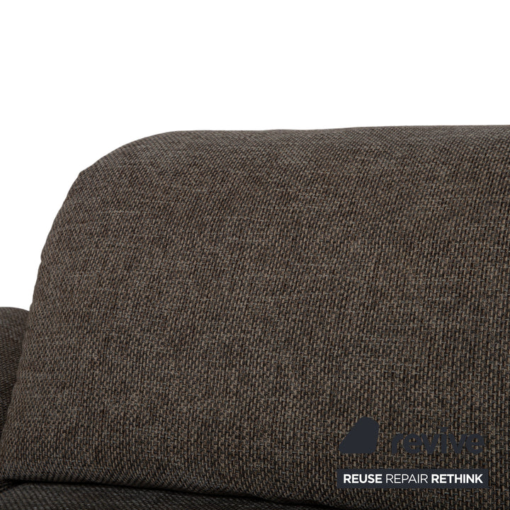 Willi Schillig fabric two-seater grey manual function sofa couch
