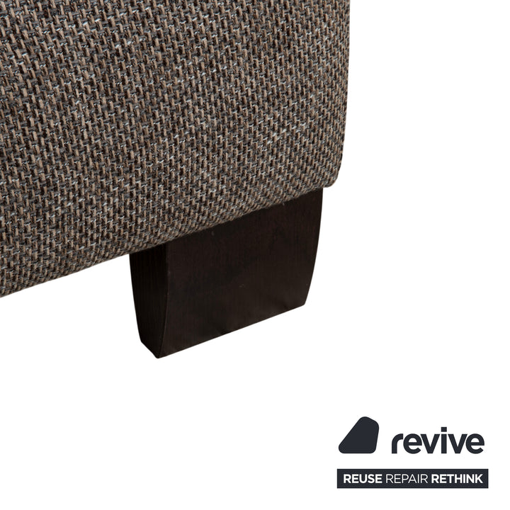 Willi Schillig Stoff Zweisitzer Grau manuelle Funktion Sofa Couch