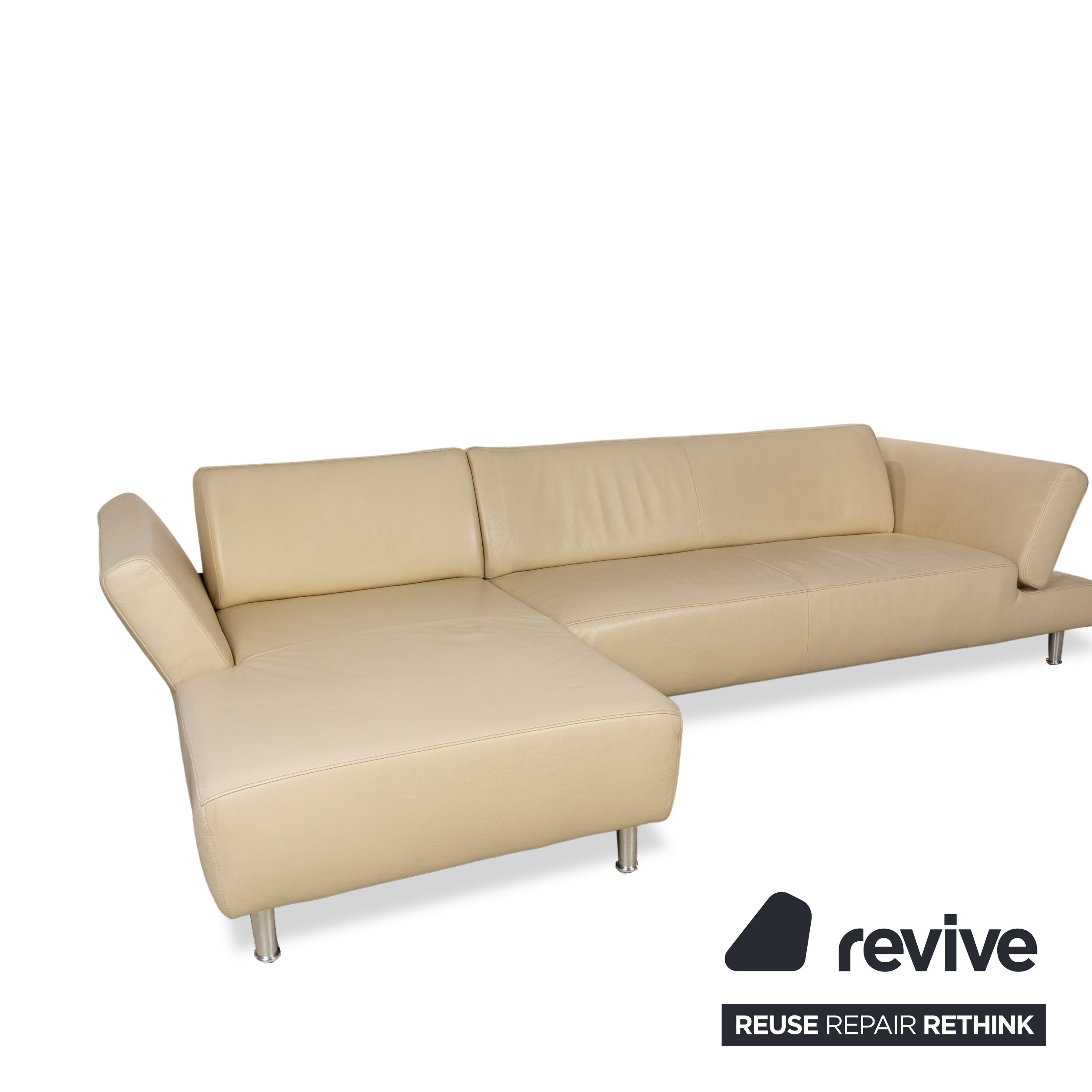 Willi Schillig Taboo Ecksofa Beige manuelle Funktion Sofa Couch